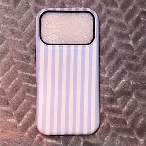 Striped Purple iPhone 17 Pro Case